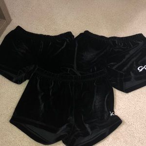Black GK gymnastics/dance shorts